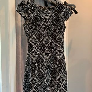 Black and white dress